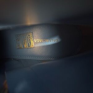 Balenciaga Silver and Blue ankles boots
